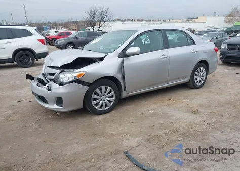 2012 Toyota Corolla Le z USA, uszkodzony, nr VIN 2T1BU4EE5CC861919